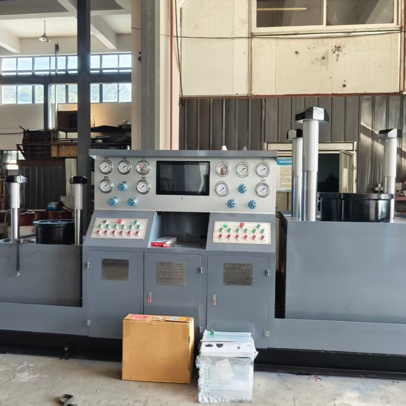 Intelligent and combined type butterfly valve test bench of model YFS-DL350/800(combined type) was delivered.
